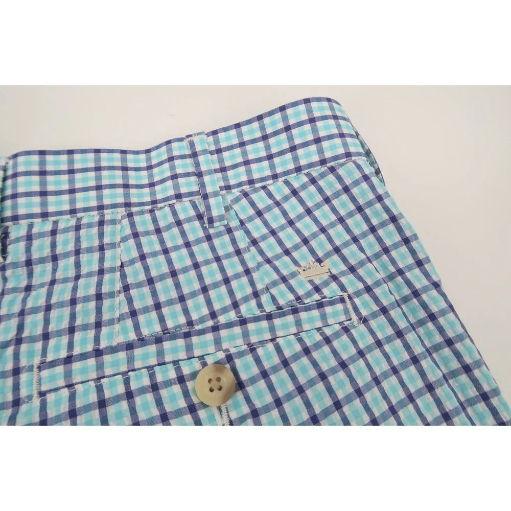 Peter Millar Mens 35‎ Golf Shorts MS17EB86 Crown Sport Apex Seersucker NEW
